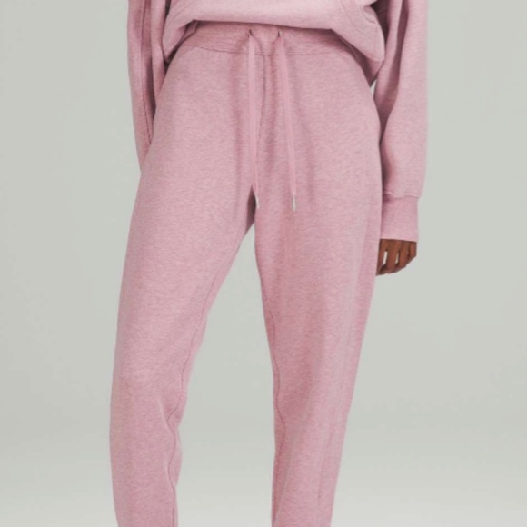 Lululemon Scuba High-Rise Jogger Heathered Pink Taupe Size 8 - Picture 1 of 6